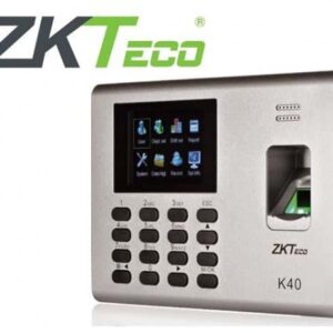 Control de asistencia K40 Pro pantalla 2.8” huellas 2000 TCP/IP USB-host ADMS ID Marca: ZKTeco