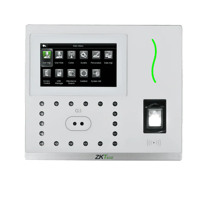 Control de acceso con asistencia reconocimiento Facial y huella G3-ID Marca: ZKTeco