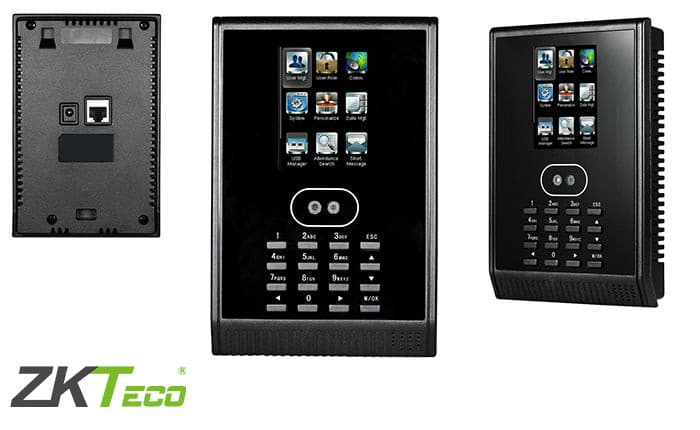 Sistema de reloj registrador con reconocimiento facial y control de acceso FK160 Marca: ZKTeco