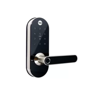 Cerradura Digital de huella, tarjeta, código y llave YMC420D Marca: Yale