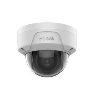 Cámara domo IP de 2MP de 30 mts Exterior IP67 antivandalica PoE Marca: HiLook By Hikvision
