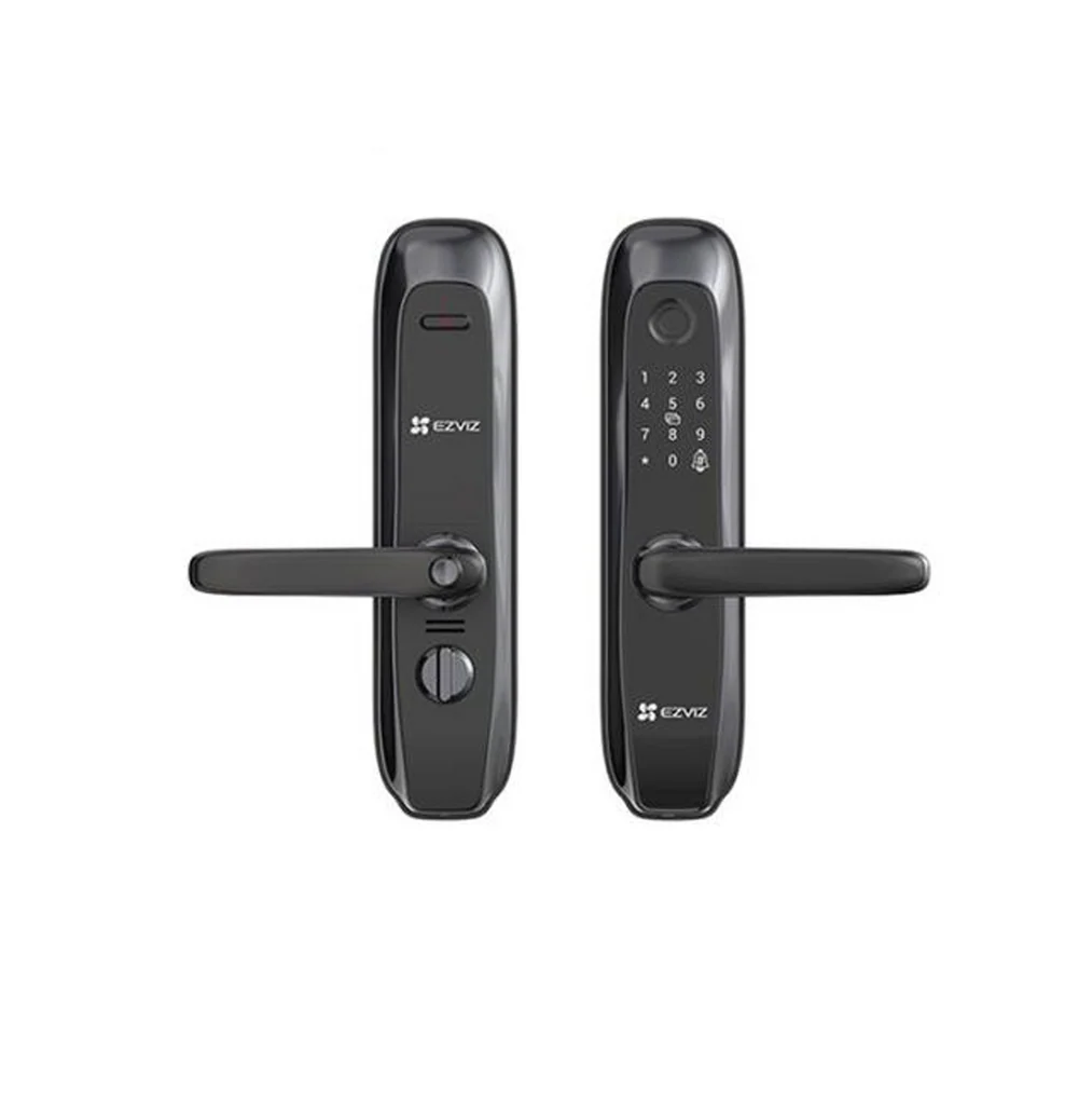 Cerradura inteligente de huella dactilar color negro L2S Marca: EZVIZ