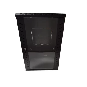 Gabinete 18U de pared desarmado 1 Abanico Marca: Lantek