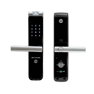 Cerradura Digital de huella dactilar código y llave YMF40A Marca: Yale
