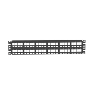 Pactch pannel NetKey™ de 48 puertos color negro NKPP48FMY Marca: Panduit