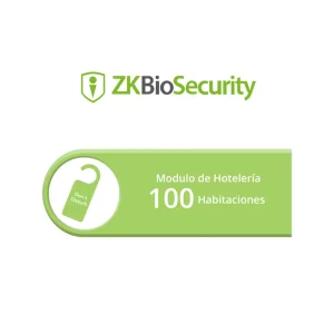Licencia para hotel ZKBiosecurity para 100 habitaciones Marca: ZKTeco