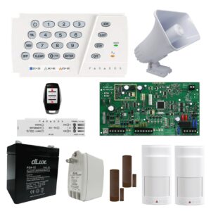 Kit de alarma contra robo INALÁMBRICA con módulo para controlar la alarma con el celular KIT004